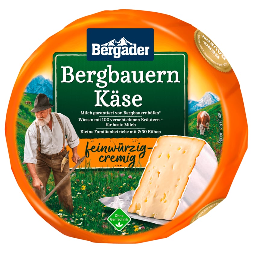 Bergbauern Käse Minilaib feinwürzig cremig 300g